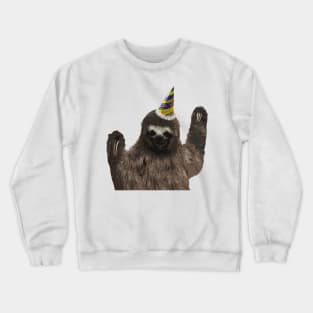 Party Sloth Crewneck Sweatshirt